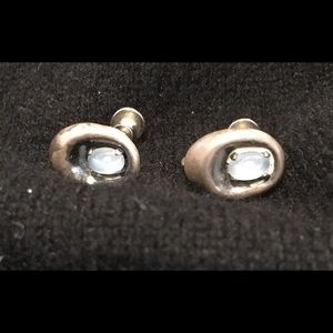 Vintage Opals in Sterling Silver settings